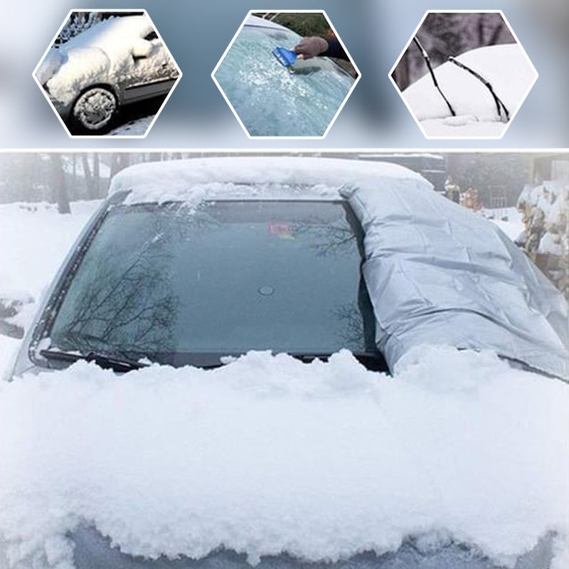 🚗✨Windschutzscheiben-Schutz – Magnetisch, Oxford-Stoff, Frost- & Schneeschutz