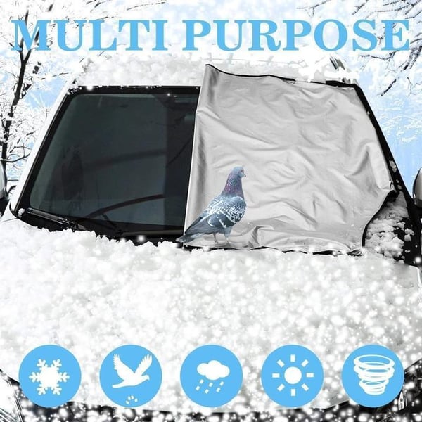 🚗✨Windschutzscheiben-Schutz – Magnetisch, Oxford-Stoff, Frost- & Schneeschutz