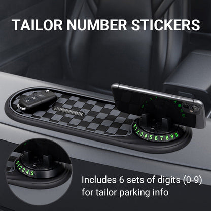 🚗📱Car Dashboard Anti-Slip Mat with Phone Holder – Stable Grip, Universal Fit, Keeps Essentials Secure
