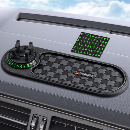 🚗📱Car Dashboard Anti-Slip Mat with Phone Holder – Stable Grip, Universal Fit, Keeps Essentials Secure