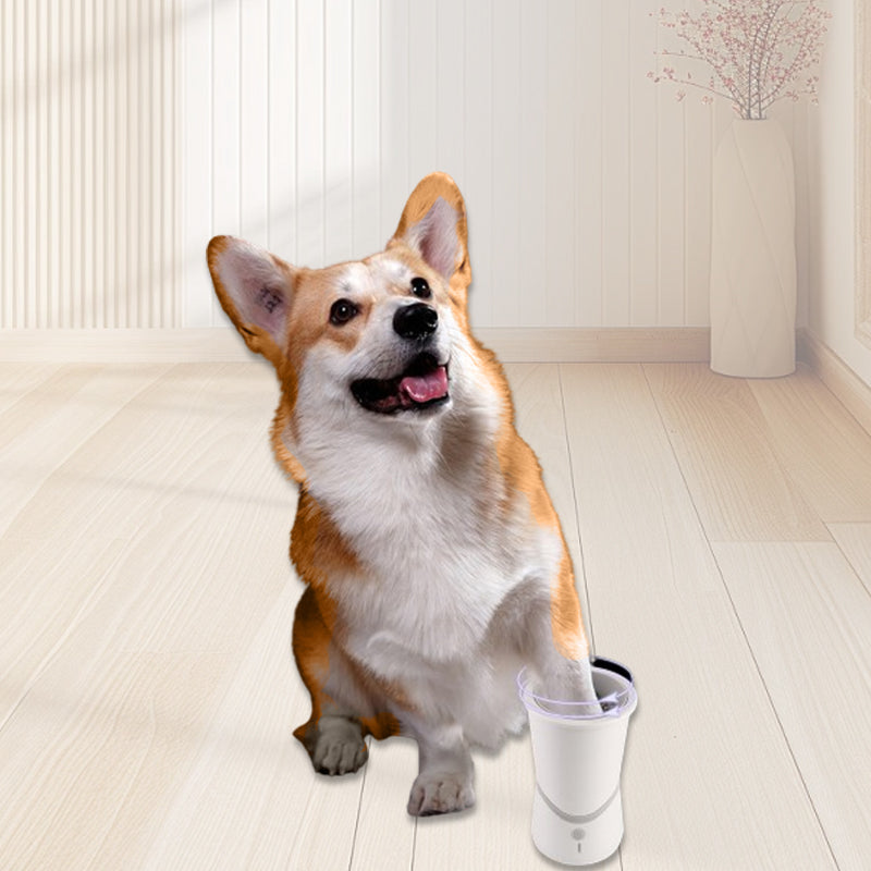 🐾✨Auto-Rotary Pet Paw Cleaner – Gentle, Efficient, Mess-Free Paw Cleaning for Dogs & Cats