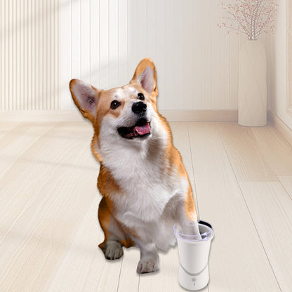 🐾✨Auto-Rotary Pet Paw Cleaner – Gentle, Efficient, Mess-Free Paw Cleaning for Dogs & Cats