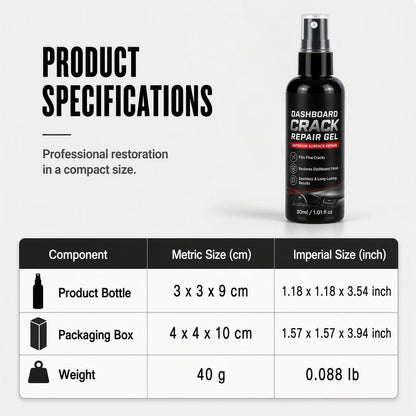 🚗✨ Car Dashboard Crack Repair Gel – Fill & Restore Worn Interior Surfaces