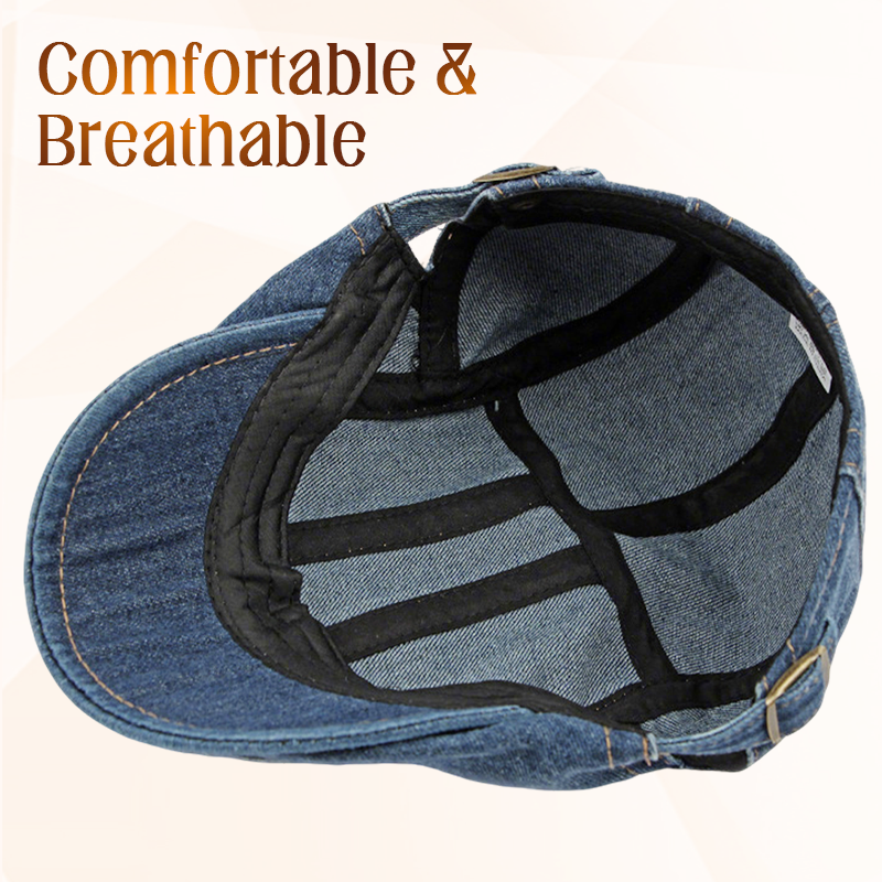 🧢✨Unisex Denim Newsboy Cap – Classic Style, Comfortable Fit, Everyday Versatile