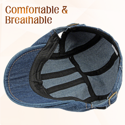 🧢✨Unisex Denim Newsboy Cap – Classic Style, Comfortable Fit, Everyday Versatile