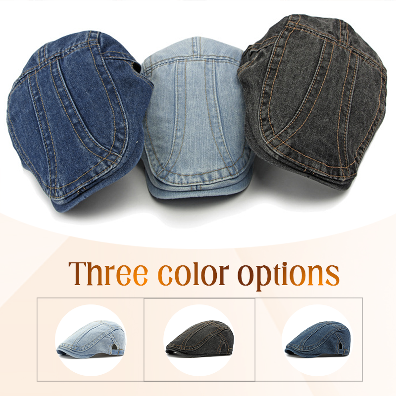 🧢✨Unisex Denim Newsboy Cap – Classic Style, Comfortable Fit, Everyday Versatile