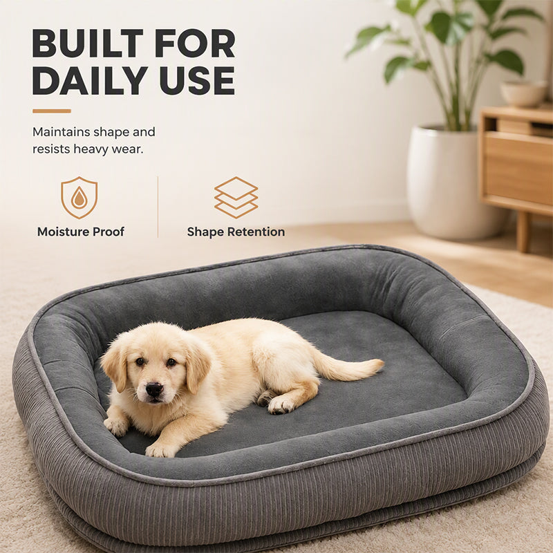 All‑Season Ergonomic Comfort Pet Bed – Snug, Breathable, Cozy ✨