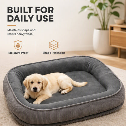 All‑Season Ergonomic Comfort Pet Bed – Snug, Breathable, Cozy ✨