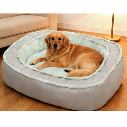 All‑Season Ergonomic Comfort Pet Bed – Snug, Breathable, Cozy ✨