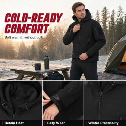 ⏳LAST DAY SALE!!💥 Built for Wind & Rain🌧️Men's Waterproof Insulated Outdoor Jacket