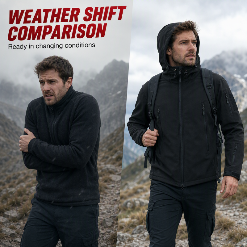 ⏳LAST DAY SALE!!💥 Built for Wind & Rain🌧️Men's Waterproof Insulated Outdoor Jacket