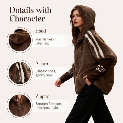 💫 Easy Layering | Women's Hooded Zip-Up Casual Coat⚡