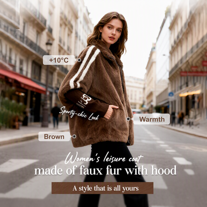 💫 Easy Layering | Women's Hooded Zip-Up Casual Coat⚡