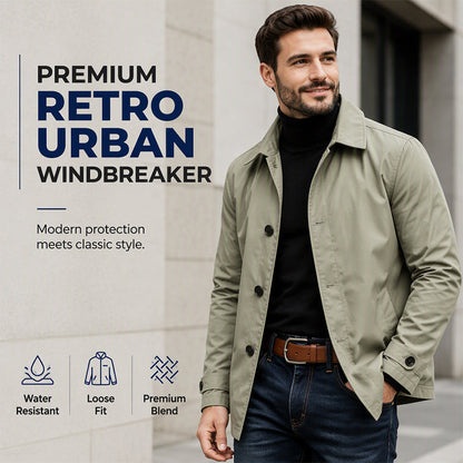 ✨Men's Waterproof Mid-Length Trench Coat✨𝘉𝘶𝘺 𝘢𝘯𝘺 2 𝘢𝘯𝘥 𝘨𝘦𝘵 𝘢𝘯 𝘦𝘹𝘵𝘳𝘢 8% 𝘥𝘪𝘴𝘤𝘰𝘶𝘯𝘵【FREE SHIPPING】