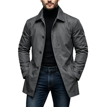 ✨Men's Waterproof Mid-Length Trench Coat✨𝘉𝘶𝘺 𝘢𝘯𝘺 2 𝘢𝘯𝘥 𝘨𝘦𝘵 𝘢𝘯 𝘦𝘹𝘵𝘳𝘢 8% 𝘥𝘪𝘴𝘤𝘰𝘶𝘯𝘵【FREE SHIPPING】