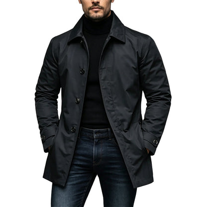 ✨Men's Waterproof Mid-Length Trench Coat✨𝘉𝘶𝘺 𝘢𝘯𝘺 2 𝘢𝘯𝘥 𝘨𝘦𝘵 𝘢𝘯 𝘦𝘹𝘵𝘳𝘢 8% 𝘥𝘪𝘴𝘤𝘰𝘶𝘯𝘵【FREE SHIPPING】