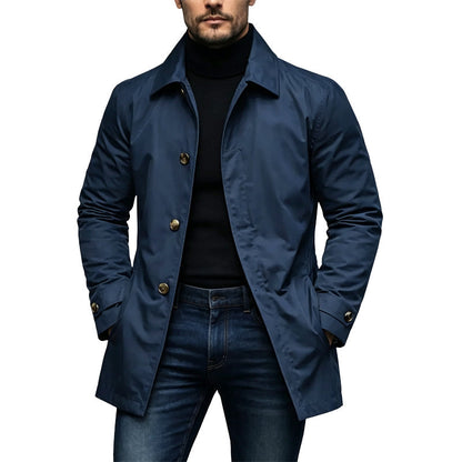 ✨Men's Waterproof Mid-Length Trench Coat✨𝘉𝘶𝘺 𝘢𝘯𝘺 2 𝘢𝘯𝘥 𝘨𝘦𝘵 𝘢𝘯 𝘦𝘹𝘵𝘳𝘢 8% 𝘥𝘪𝘴𝘤𝘰𝘶𝘯𝘵【FREE SHIPPING】