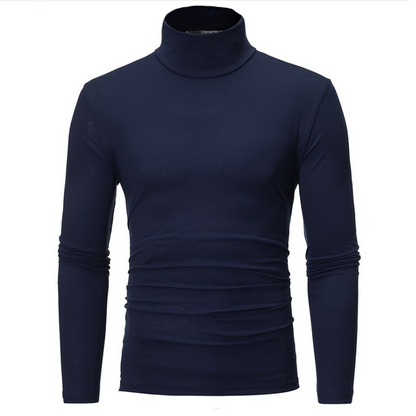 🔥50% OFF!✨Men's Slim Fit Mock Turtleneck Top – Sleek, Stretchy, Modern Everyday Essential