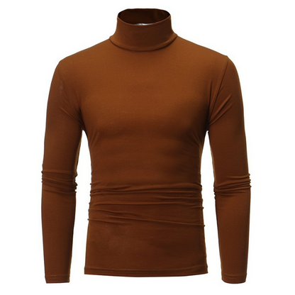 🔥50% OFF!✨Men's Slim Fit Mock Turtleneck Top – Sleek, Stretchy, Modern Everyday Essential