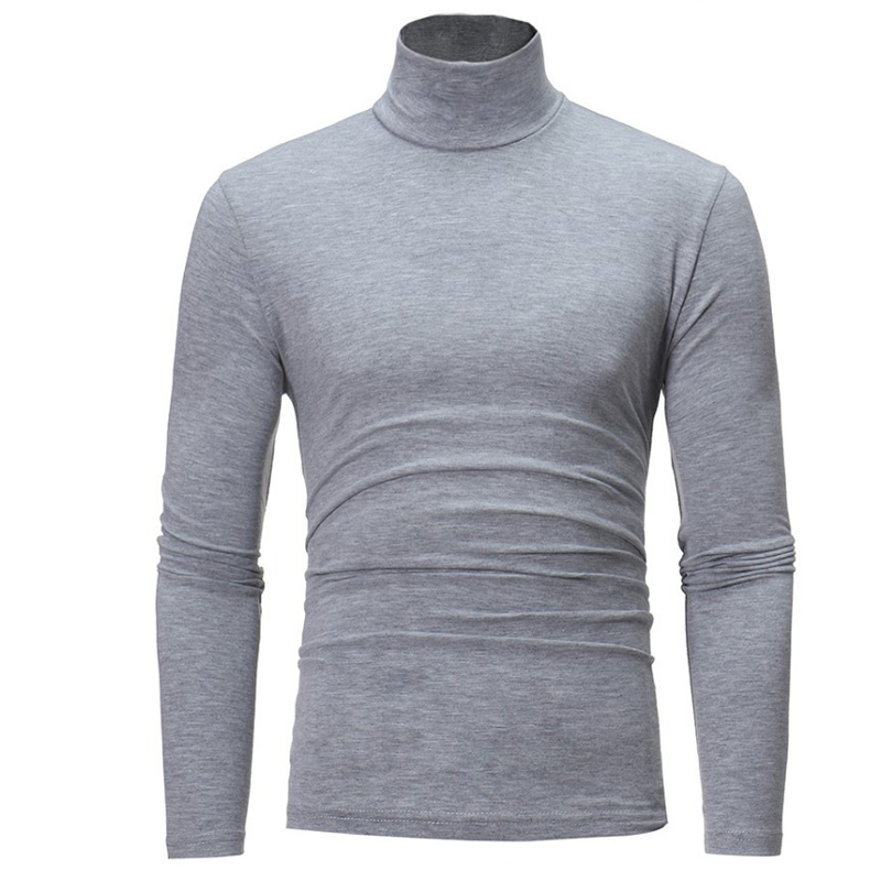 🔥50% OFF!✨Men's Slim Fit Mock Turtleneck Top – Sleek, Stretchy, Modern Everyday Essential