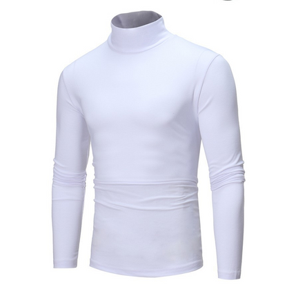 🔥50% OFF!✨Men's Slim Fit Mock Turtleneck Top – Sleek, Stretchy, Modern Everyday Essential