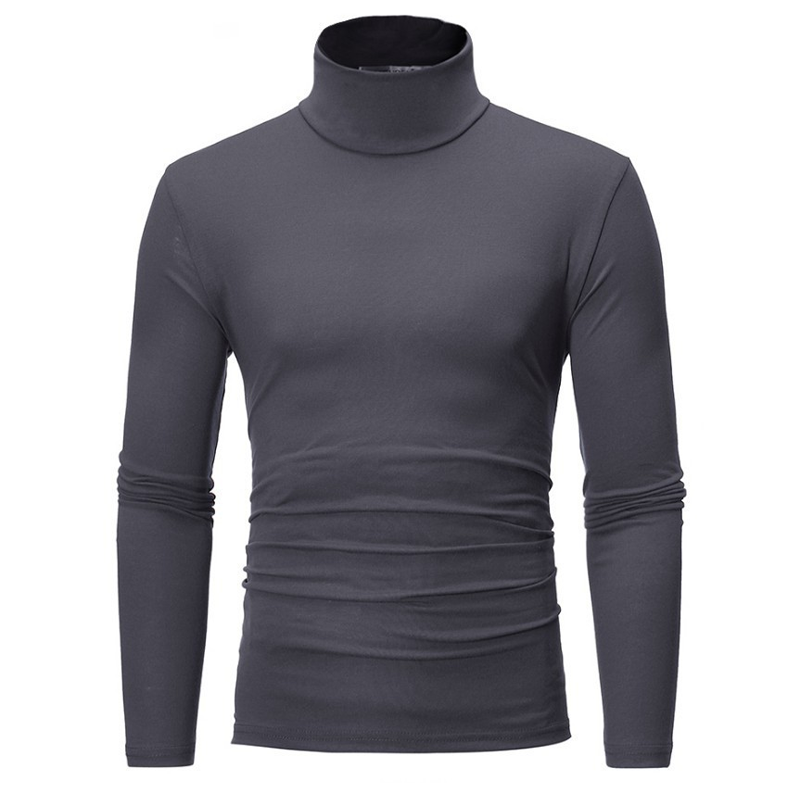 🔥50% OFF!✨Men's Slim Fit Mock Turtleneck Top – Sleek, Stretchy, Modern Everyday Essential