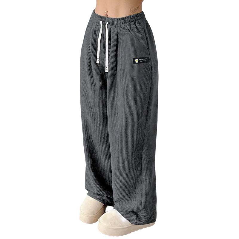 🌸Hot Sale 50% OFF 👖 Women's Corduroy High-Waisted Wide-Leg Pants | Retro Texture & Flattering Fit