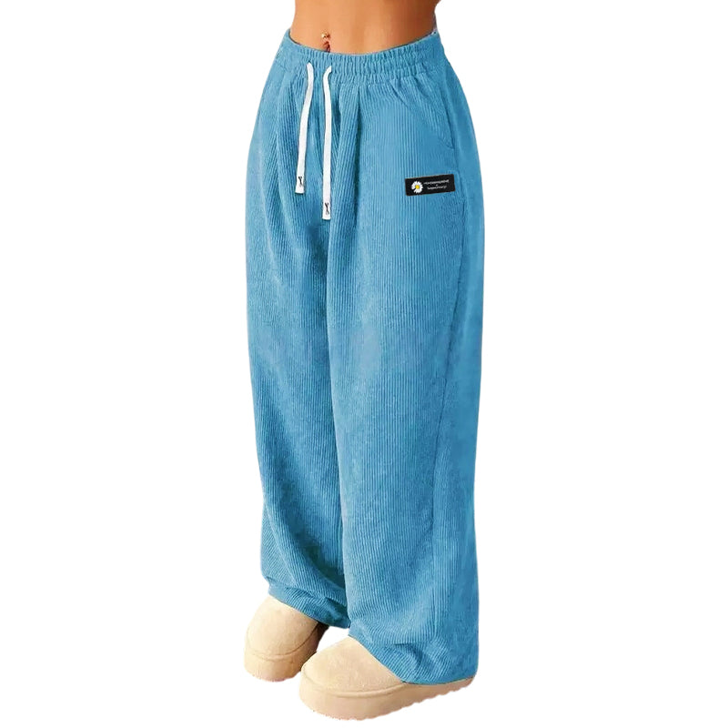 🌸Hot Sale 50% OFF 👖 Women's Corduroy High-Waisted Wide-Leg Pants | Retro Texture & Flattering Fit