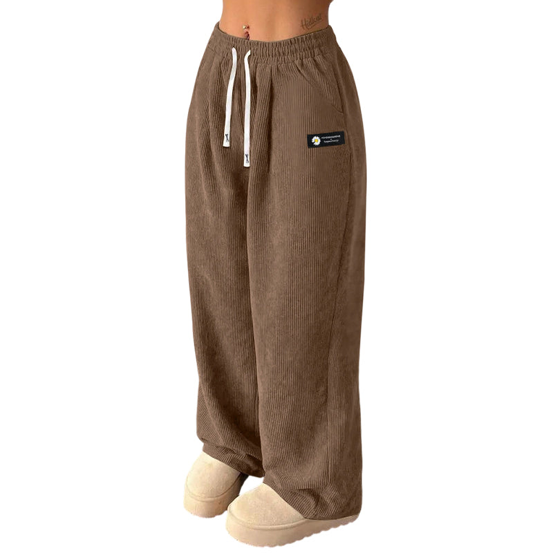🌸Hot Sale 50% OFF 👖 Women's Corduroy High-Waisted Wide-Leg Pants | Retro Texture & Flattering Fit