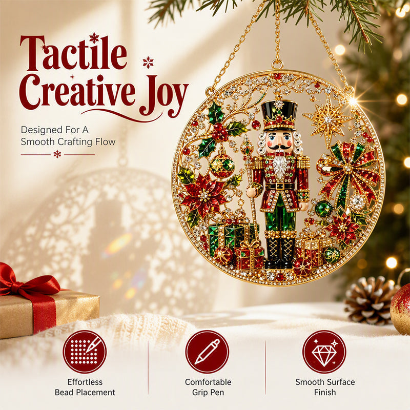 🎄✨Christmas Pearl Art DIY Kit – Handmade Holiday Ornaments