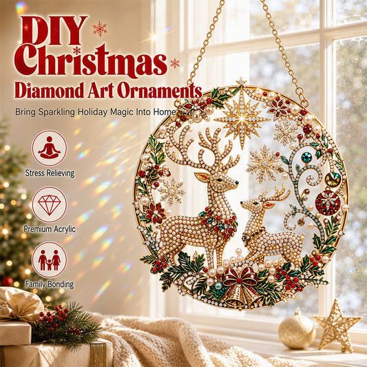 🎄✨Christmas Pearl Art DIY Kit – Handmade Holiday Ornaments
