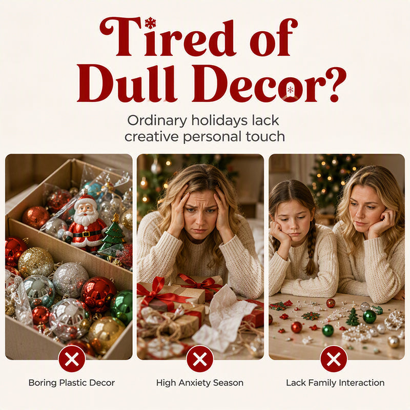 🎄✨Christmas Pearl Art DIY Kit – Handmade Holiday Ornaments