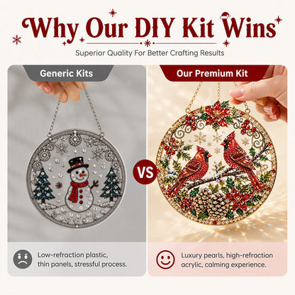 🎄✨Christmas Pearl Art DIY Kit – Handmade Holiday Ornaments