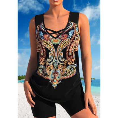Beachwear Athletic Two-Piece Bathing Suit for Women