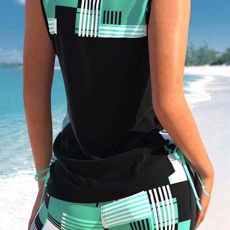 Beachwear Athletic Two-Piece Bathing Suit for Women