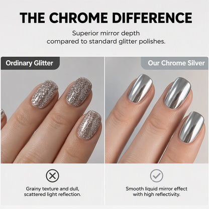 💅 BUY 1 GET 1 FREE! ✨ No-Bake Galaxy Chrome Nail Polish – Air Dry, Shiny, Salon Look ✨