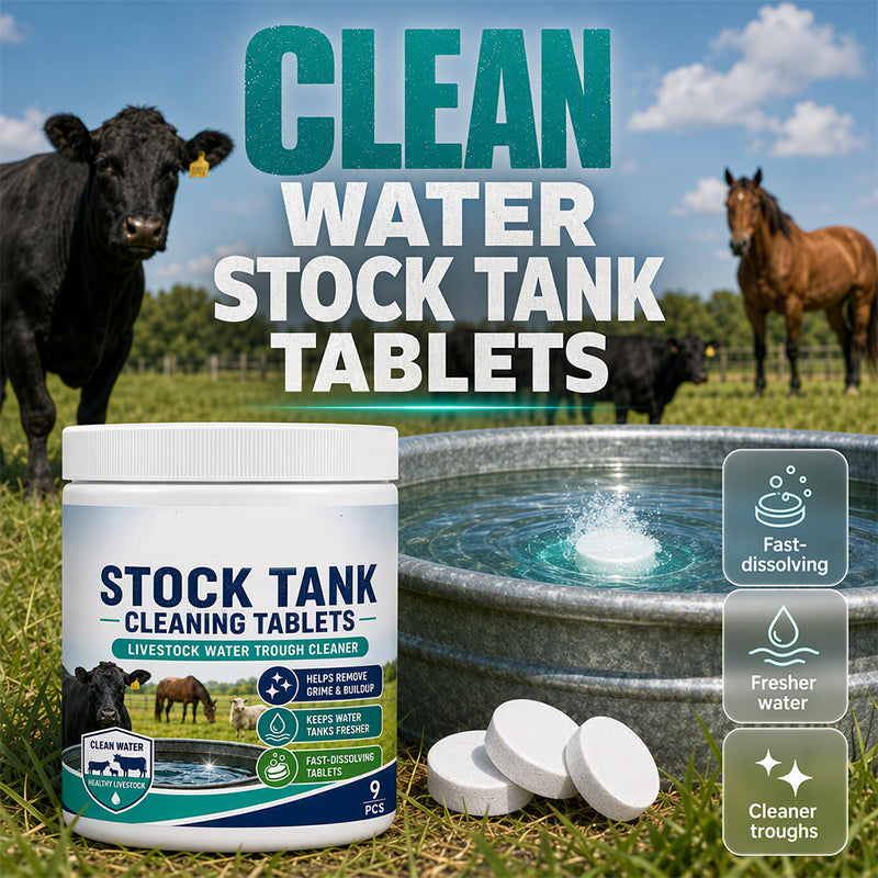 🥳🔥HOT SALE! Stock Tank Tablets – Fast-Dissolving, Easy Drop-In, Fresher Water for Farm Care