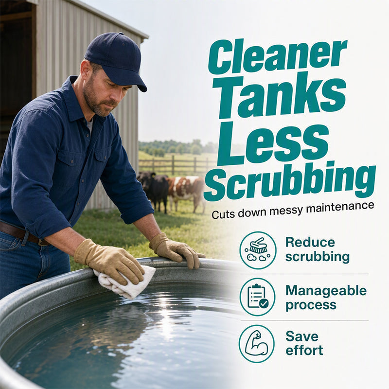 🥳🔥HOT SALE! Stock Tank Tablets – Fast-Dissolving, Easy Drop-In, Fresher Water for Farm Care