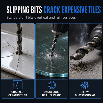 🔩 LIMITED-TIME 50% OFF!  Hex Shank Carbide Eccentric Drill Bit – Crack-Free, Sharp Tip, Multi-Material ✨