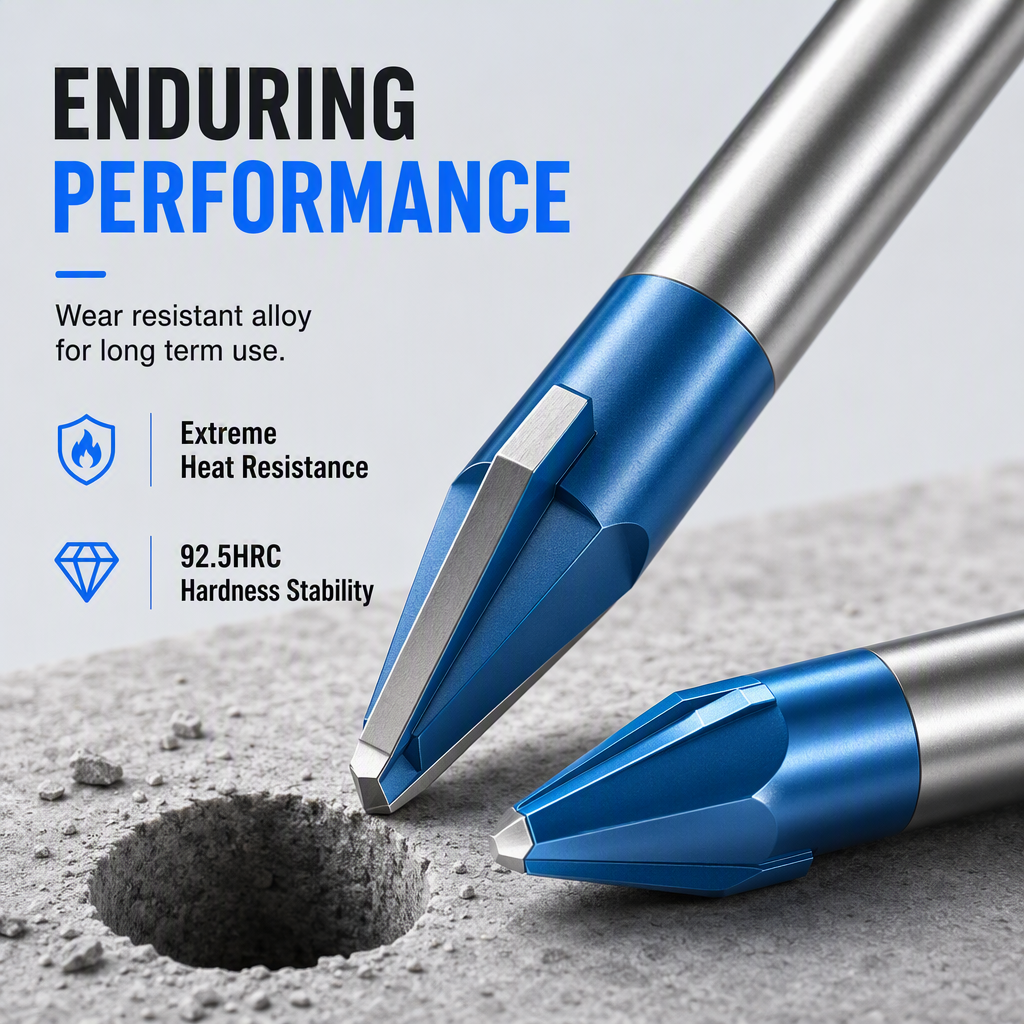 🔩 LIMITED-TIME 50% OFF!  Hex Shank Carbide Eccentric Drill Bit – Crack-Free, Sharp Tip, Multi-Material ✨