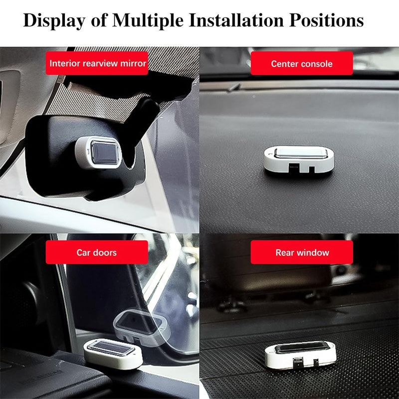 🚨50% OFF🚨 Stop Car Break‑Ins! Solar Flashing LED Light Scares Thieves Away🛡️