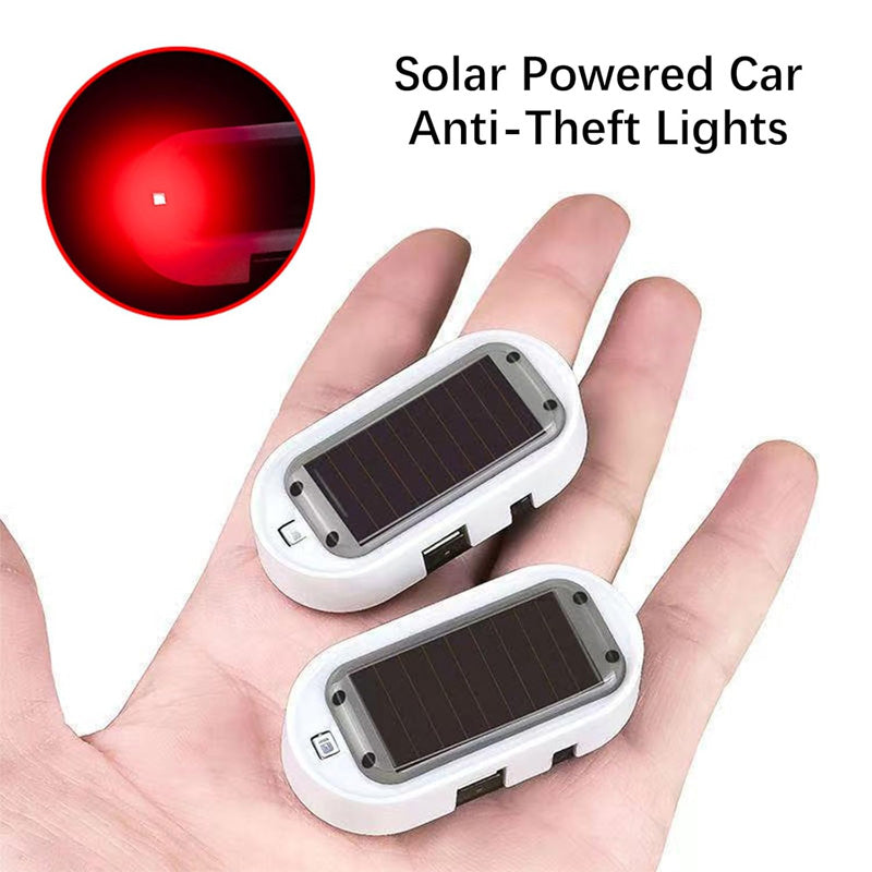 🚨50% OFF🚨 Stop Car Break‑Ins! Solar Flashing LED Light Scares Thieves Away🛡️
