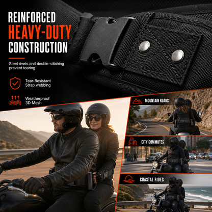 🏍️ LIMITED-TIME 50% OFF! 🛡️ Motorcycle Passenger Grab Handle Belt – Non-slip, Adjustable, Heavy-Duty ✨