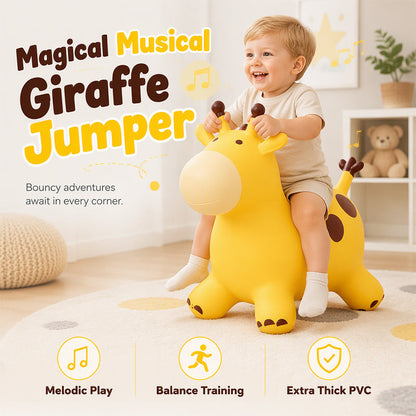 🎁🎄Christmas Sale!💞50K+ SOLD!⏳✨Cute Giraffe Bouncy Animal Hopper for Kids