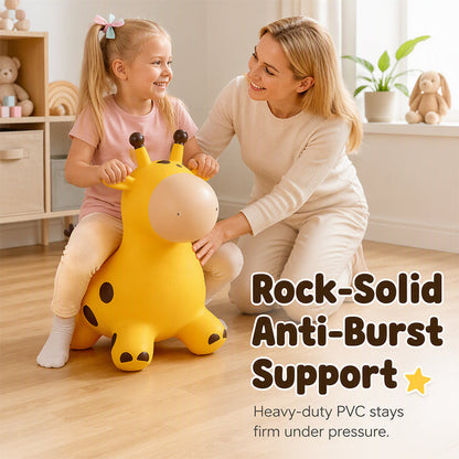 🎁🎄Christmas Sale!💞50K+ SOLD!⏳✨Cute Giraffe Bouncy Animal Hopper for Kids