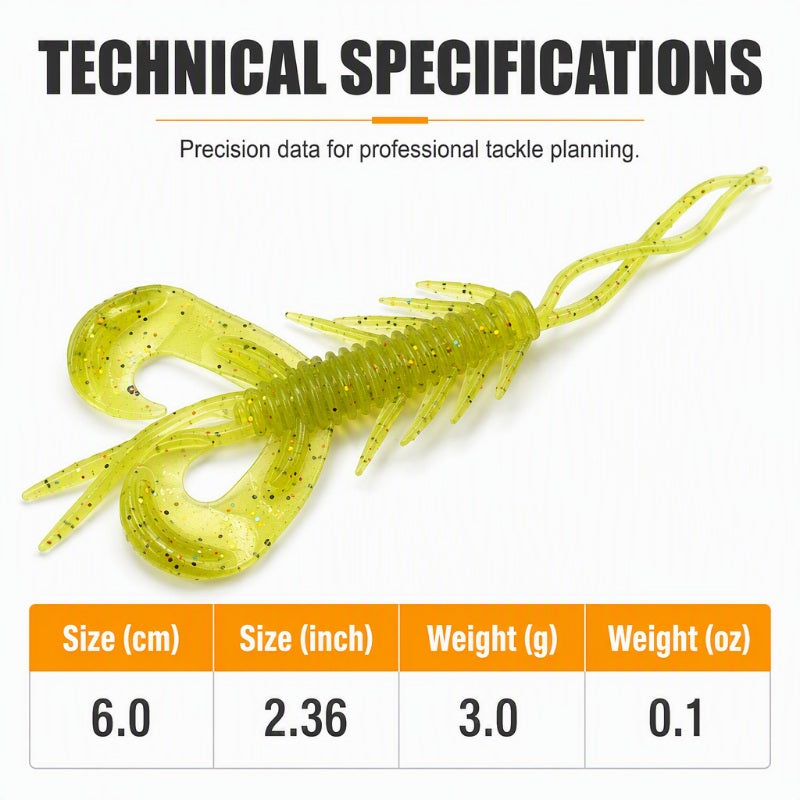 🦐 LIMITED-TIME 50% OFF! 🎣 Realistic Shrimp Soft Lures – Lifelike Action, Scent Infused, Glow Visible ✨