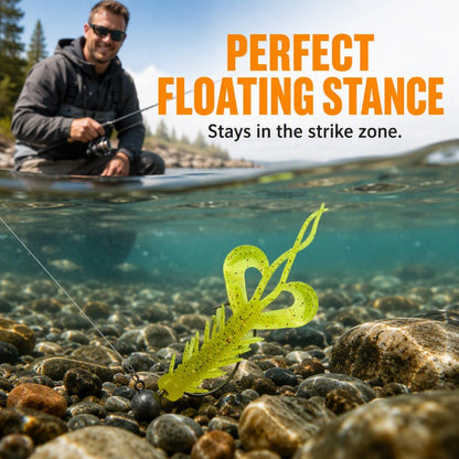 🦐 LIMITED-TIME 50% OFF! 🎣 Realistic Shrimp Soft Lures – Lifelike Action, Scent Infused, Glow Visible ✨