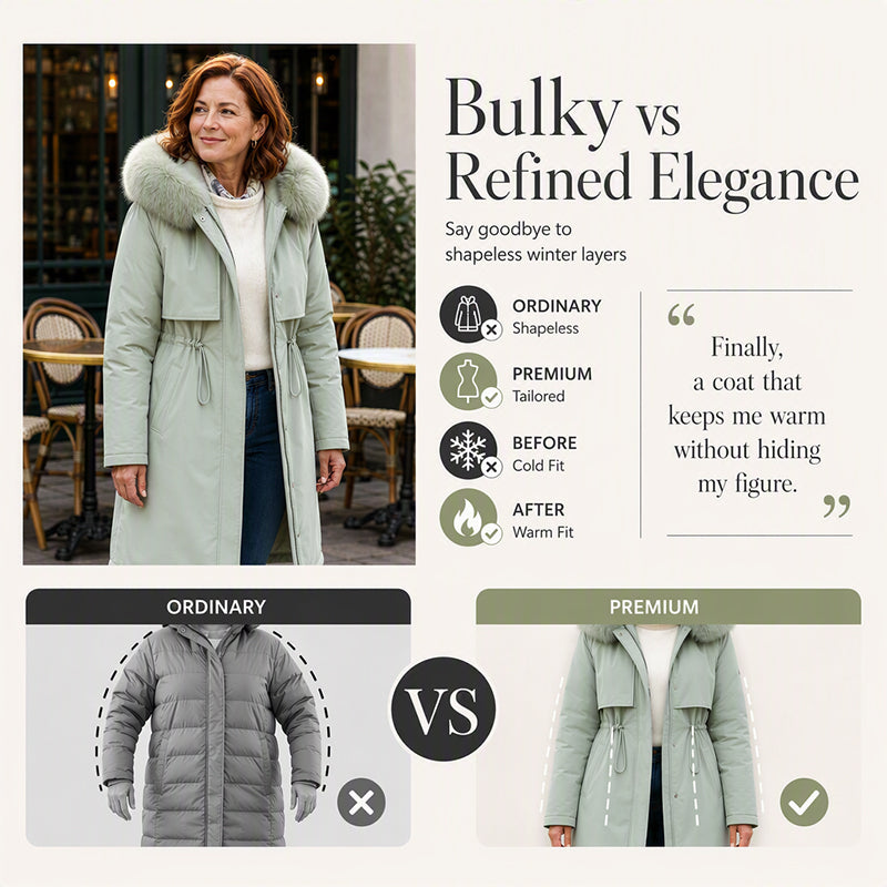 🧥 More Coverage, Easy Everyday Warmth | Women's Mid-Length Jacket⚡Free shipping