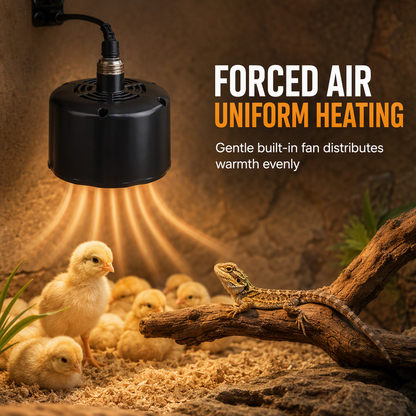 🐣🌡️Intelligent Temperature Control Brooder Heater – Constant Warmth, Safe & Energy-Saving for Chicks