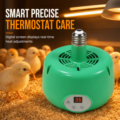 🐣🌡️Intelligent Temperature Control Brooder Heater – Constant Warmth, Safe & Energy-Saving for Chicks